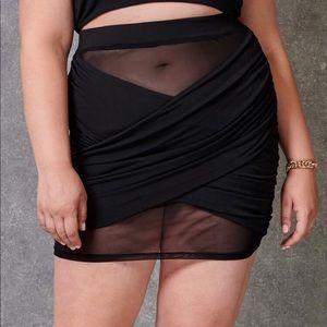 NWT Plus Cross Wrap Skirt